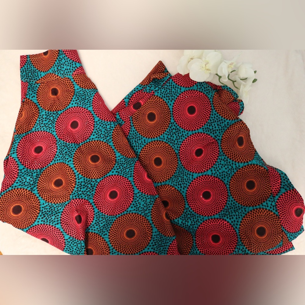 Beautiful traditional African skirt made of traditional African cloth.